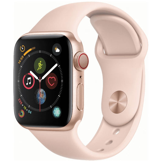 (Used) Apple Watch Series 4 GPS+LTE w/ 40MM Gold Aluminum Case & Pink Sand Sport Band